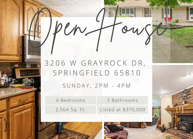 Property at 3206 W Grayrock Dr, Springfield, MO 65810, 4 beds, 3 baths