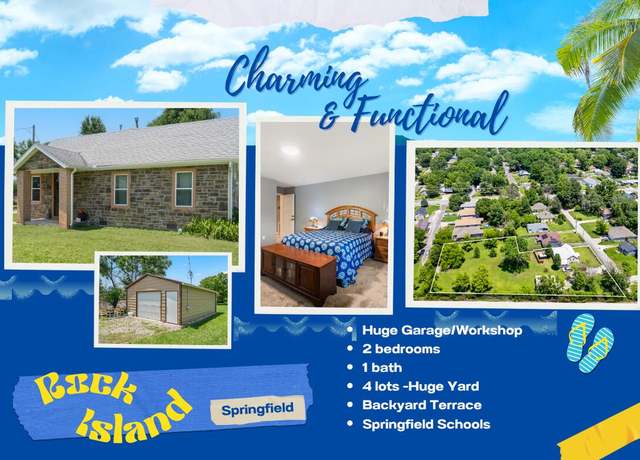 Property at 1911 N Rock Island Ave, Springfield, MO 65803, 2 beds, 1 bath