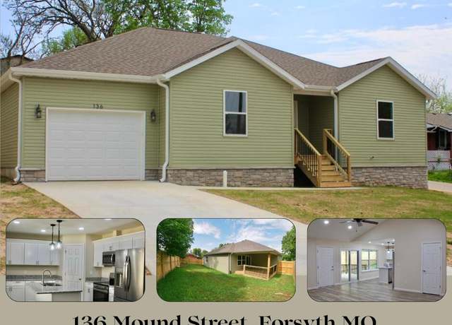 Property at 136 Mound St, Forsyth, MO 65653, 3 beds, 2 baths