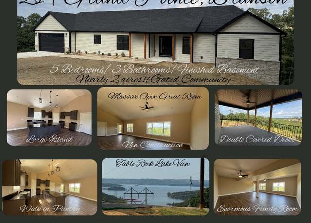 Property at 214 Grand Pointe Lot 5, Branson, MO 65616, 5 beds, 3 baths