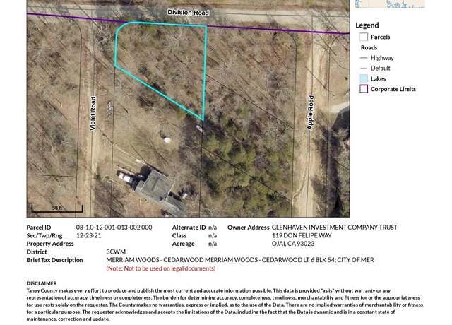 Property at Lot 6 Merriam Woods, Rockaway Beach, MO 65740