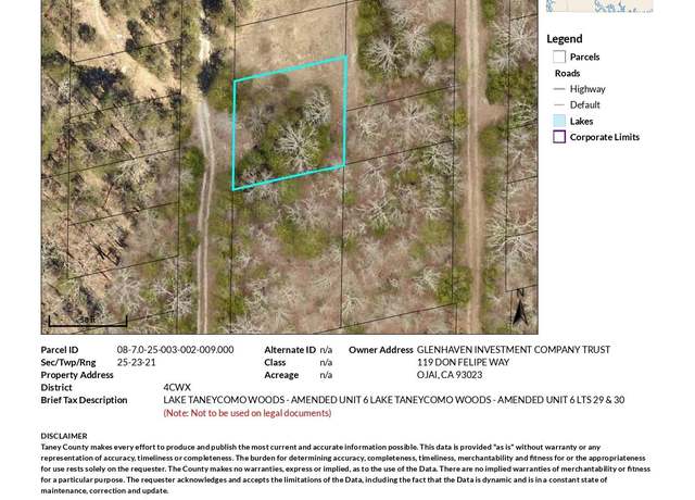 Property at Lots 29&30 Lake Taneycomo Woods, Branson, MO 65616