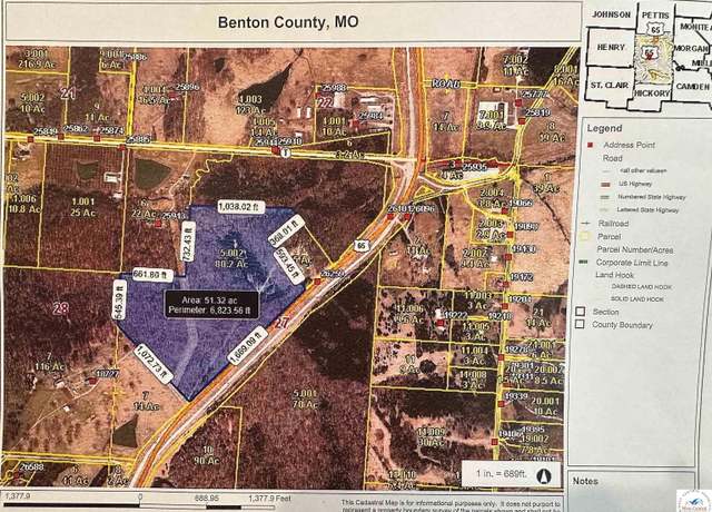 Property at 52 Acres 65 Hwy, Warsaw, MO 65355