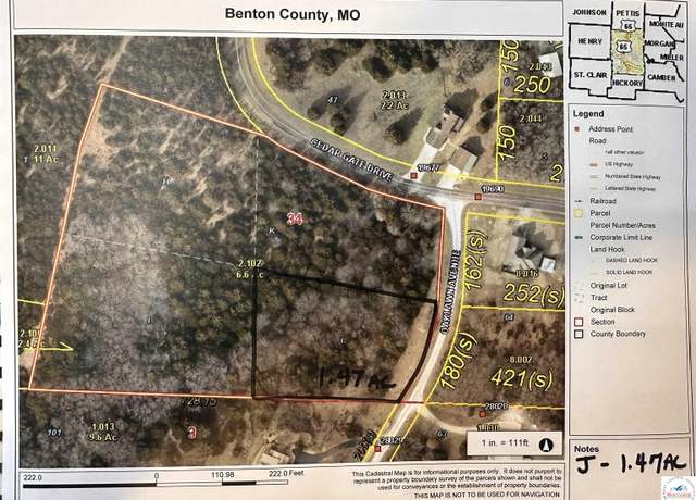 Property at 1.47 Acres Lot J - Cedar Gate Dr, Warsaw, MO 65355