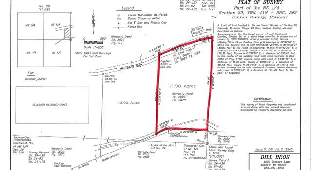 Photo of 11.9 Acres Whitetail Way, Cole Township, MO 65338
