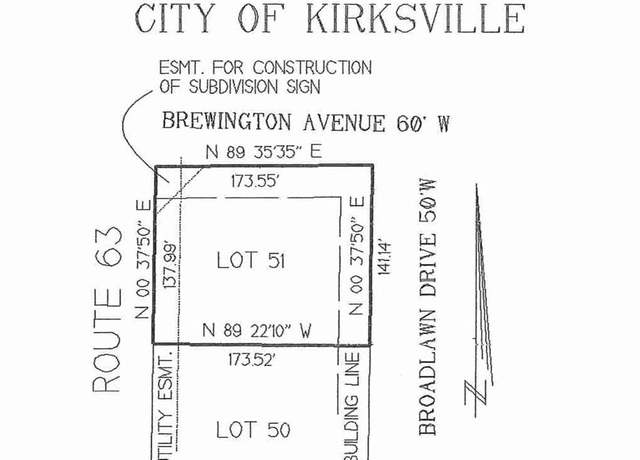 Property at Lot 51 Broadlawn Dr, Kirksville, MO 63501