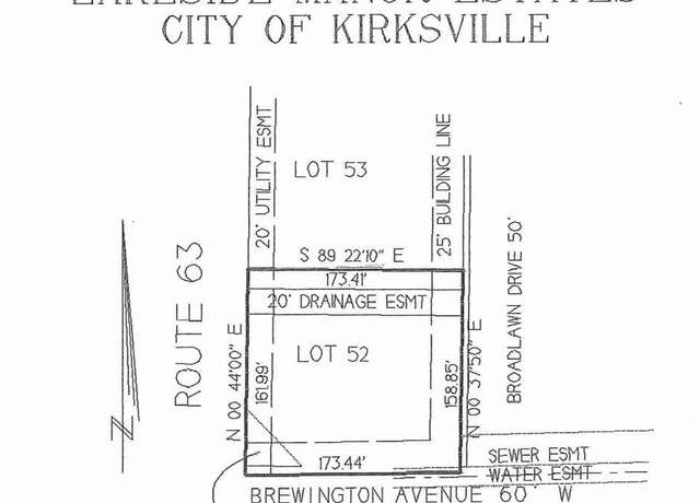 Property at Lot 52 Broadlawn Dr, Kirksville, MO 63501