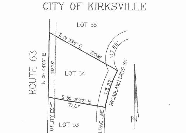 Property at Lot 54 Broadlawn Dr, Kirksville, MO 63501