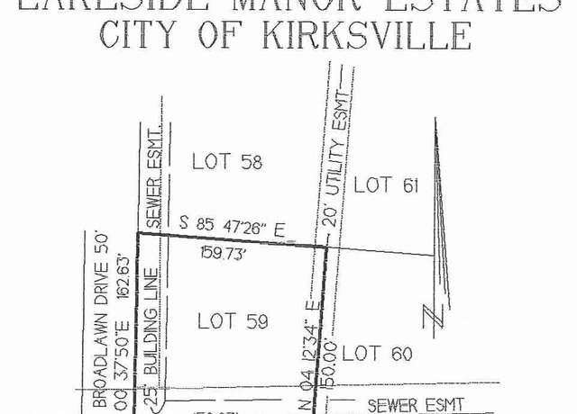 Property at Lot 59 Broadlawn Dr, Kirksville, MO 63501