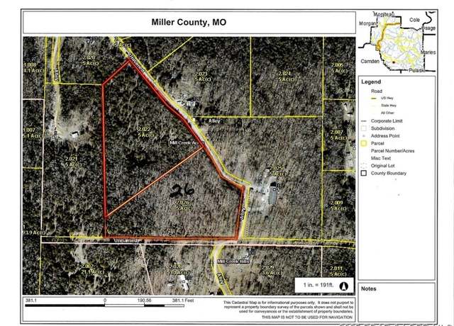 Property at Tracts 26 And Tract 32, Hidden Bluff Cir, Brumley, MO 65017