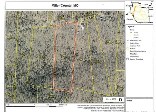 Property at TBD Cordell Rd, Eldon, MO 65026