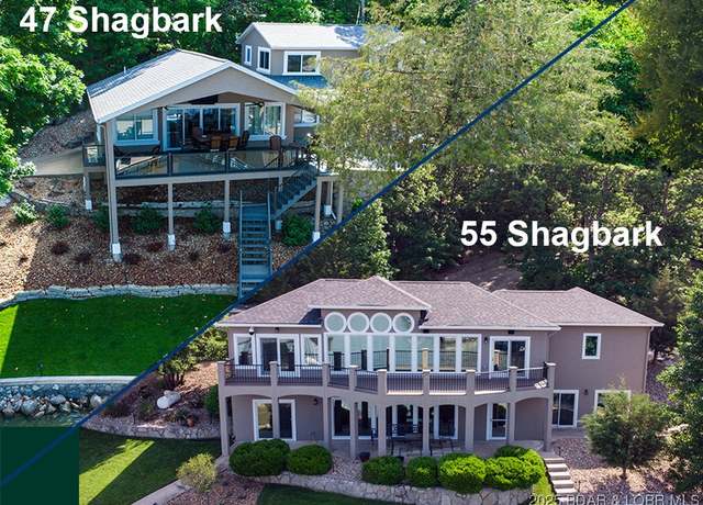 Property at 55 & 47 Shagbark Dr, Sunrise Beach, MO 65079, 7 beds, 6 baths