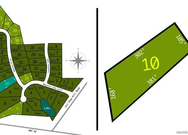 Property at 701 Emerald Dr Lot 10, Prattville, AL 36067