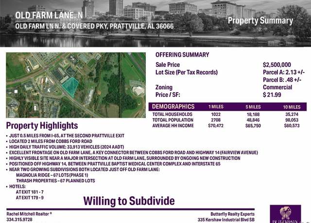 Property at 0 Old Farm Ln, Prattville, AL 36066