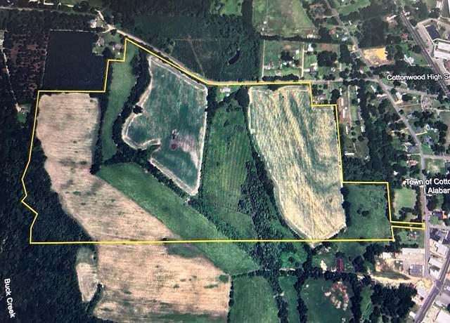 Property at 101.12+-ac Houston St/ Metcalf St, Cottonwood, AL 36320