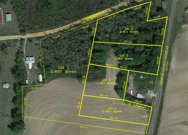 Property at 5782 Co Rd 49, Slocomb, AL 36375