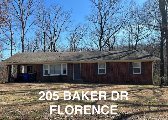 Property at 205 Baker Dr, Florence, AL, 3 beds, 2 baths