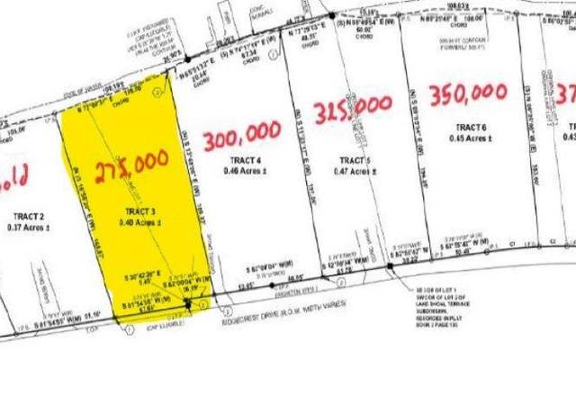 Property at Tract 3 Ridgecrest Dr, Florence, AL