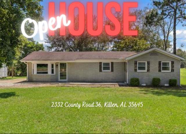 Property at 2332 Co Rd 36, Killen, AL, 3 beds, 3 baths