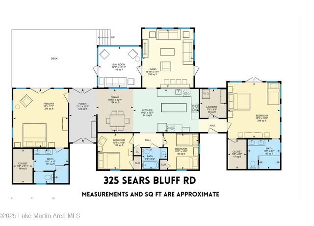 Property at 325 Sears Bluff Rd, Eclectic, AL 36024, 4 beds, 3 baths