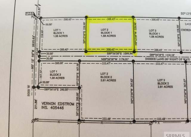 Property at L2B1 Debbie Ln, Rexburg, ID 83440