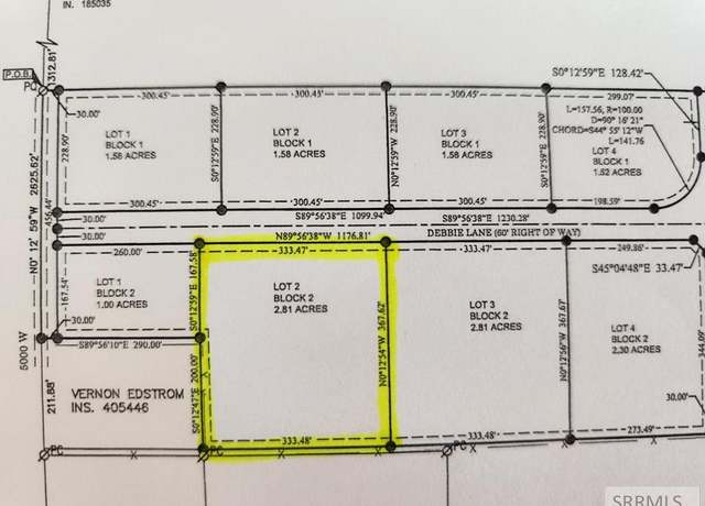 Property at L2B2 Debbie Ln, Rexburg, ID 83440