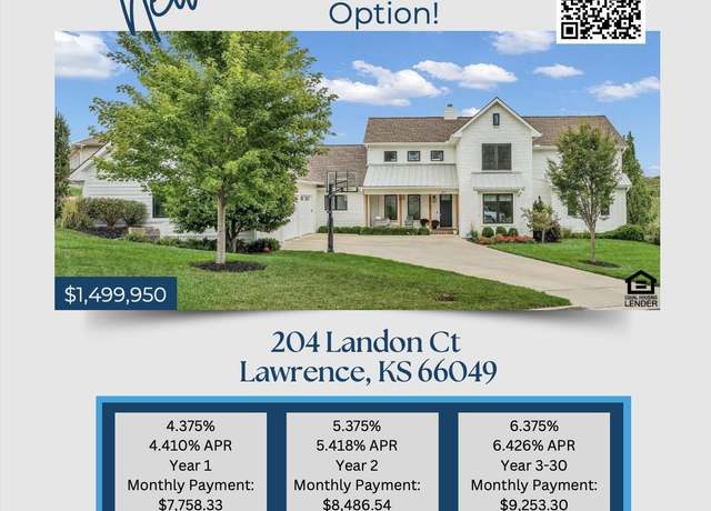 Property at 204 Landon Ct, Lawrence, KS 66049, 5 beds, 4.5 baths