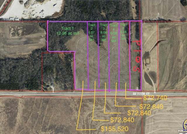 Property at 0000 TR1 SE 77th St Unit Tract 1, Berryton, KS 66409