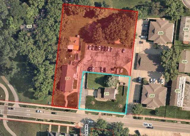 Property at 211 & 213 5th St, Coralville, IA 52241