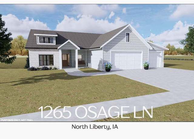 Property at 1265 Osage Ln, North Liberty, IA 52317, 5 beds, 3 baths