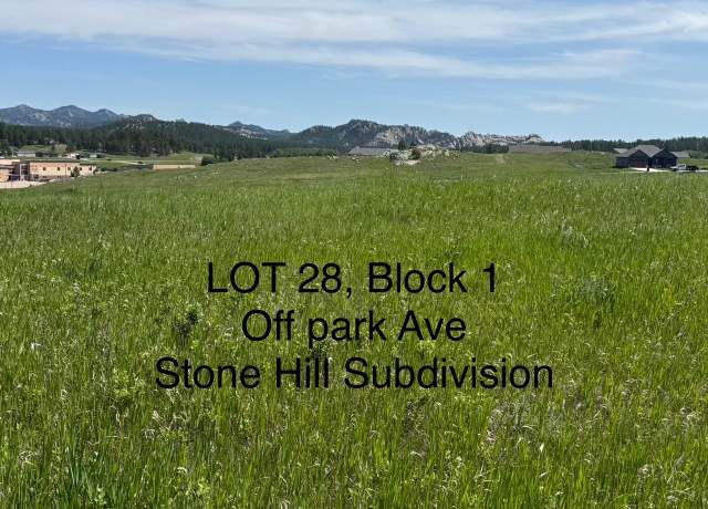 Property at Lot 28 Park Ave, Custer, SD 57730