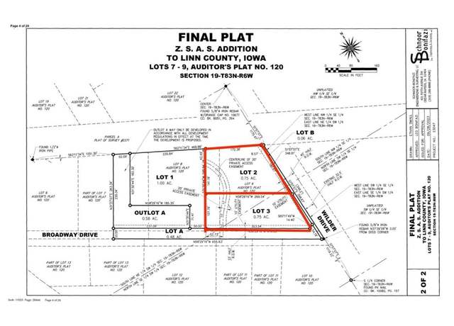 Property at Lot 2 Broadway & Wilder Dr SE, Cedar Rapids, IA 52403