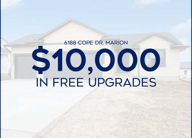 Property at 6188 Cope Dr Dr, Marion, IA 52302, 3 beds, 2 baths
