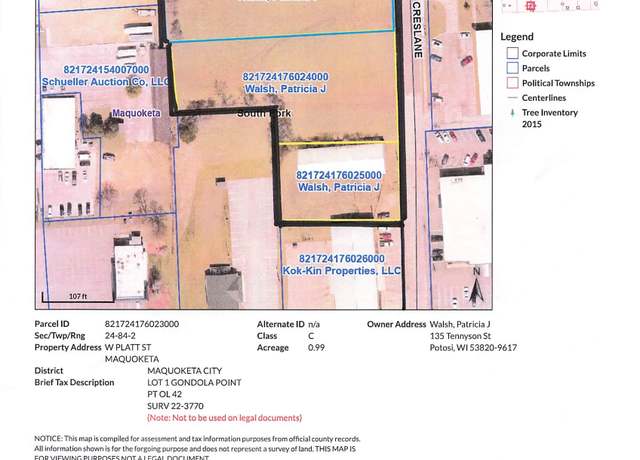 Property at W Platt St, Maquoketa, IA 52060