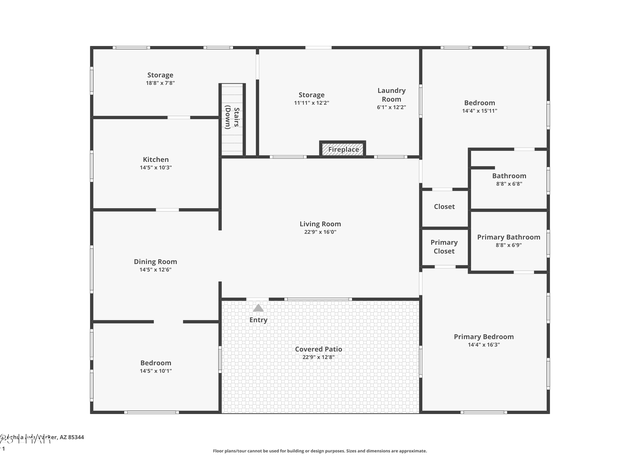 Property at 1708 S Joshua Ave, Parker, AZ 85344, 2 beds, 2 baths