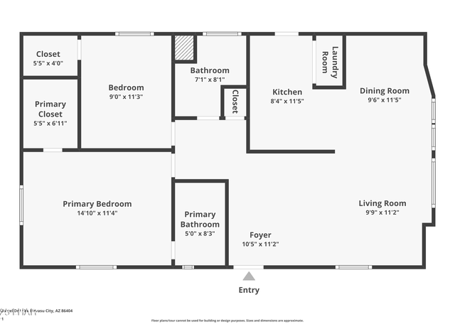 Property at 1550 Daniel Dr, Lake Havasu City, AZ 86404, 2 beds, 2 baths