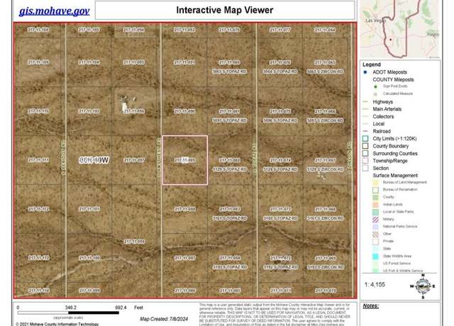 Property at 5128 Amythest Rd, Golden Valley, AZ 86413