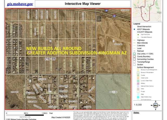 Property at .11 N Eagle Rock Rd, Kingman, AZ 86401