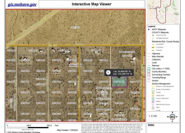 Property at Lot 066A N Peach Dr, Dolan Springs, AZ 86441