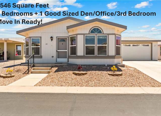 Property at 1545 E El Rodeo Rd #60, Fort Mohave, AZ 86426, 2 beds, 2 baths