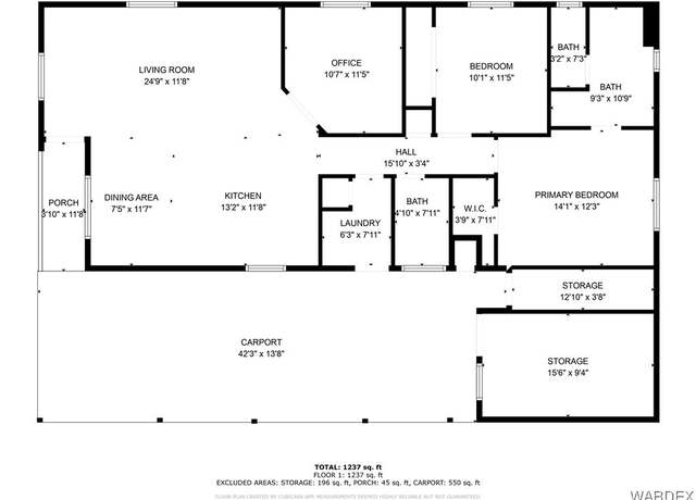 Property at 1545 E El Rodeo Rd #106, Fort Mohave, AZ 86426, 3 beds, 2 baths
