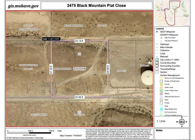 Property at 2475 Black Mountain Rd, Bullhead City, AZ 86429