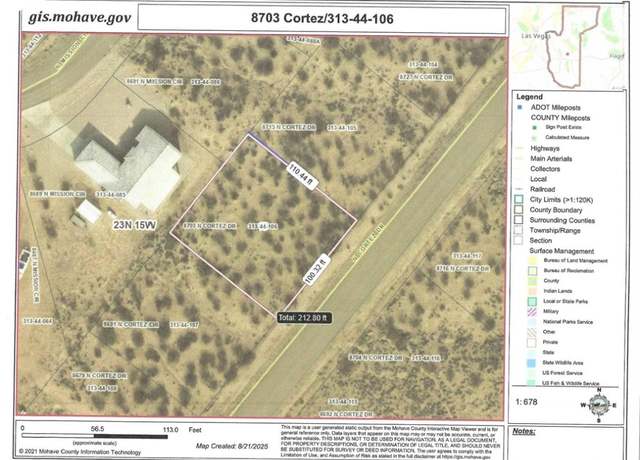 Property at 8703 N Cortez Dr, Kingman, AZ 86401