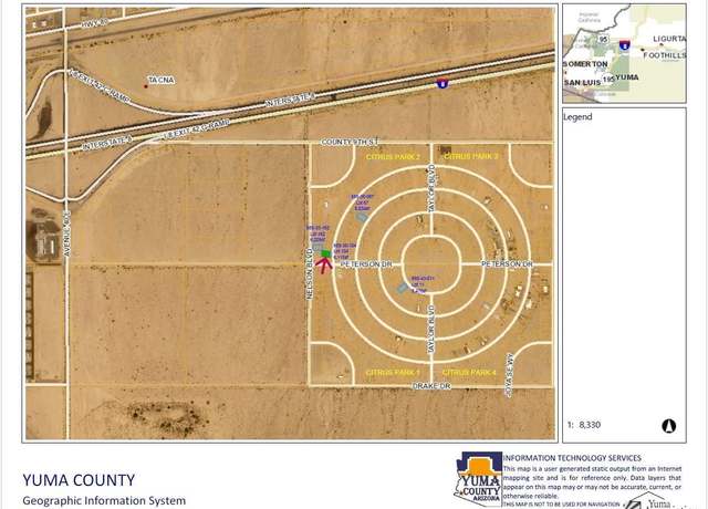 Property at 0000 NW Citrus Cir, Tacna, AZ 85356