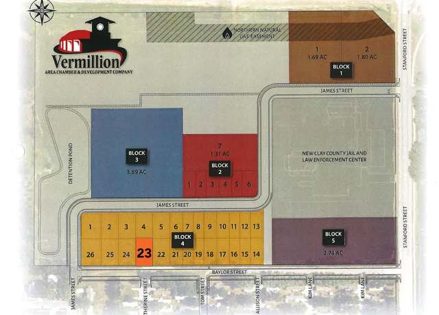 Property at Lot 23 Blk 4 Jack Powell Addn, Vermillion, SD 57069