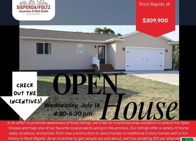 Property at 501 Sunset Ct, Rock Rapids, IA 51246, 4 beds, 3 baths