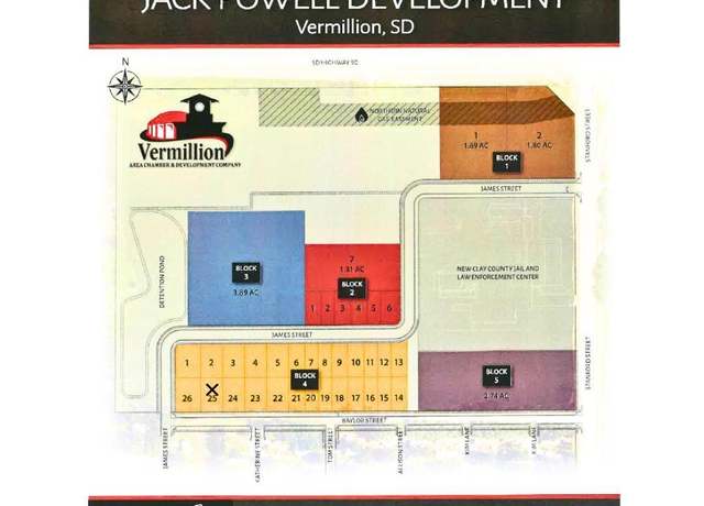 Property at Lot 25 Block 4, Jack Powell Addition, Vermillion, SD 57069