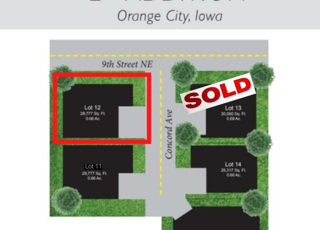Property at 307 9th St NE, Orange City, IA 51041
