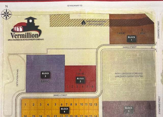 Property at Lot 1 Block 4 Jack Powell Add, Vermillion, SD 57069