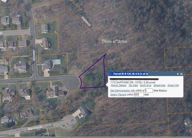 Property at 1175 Sapphire Dr, Endicott, NY 13760